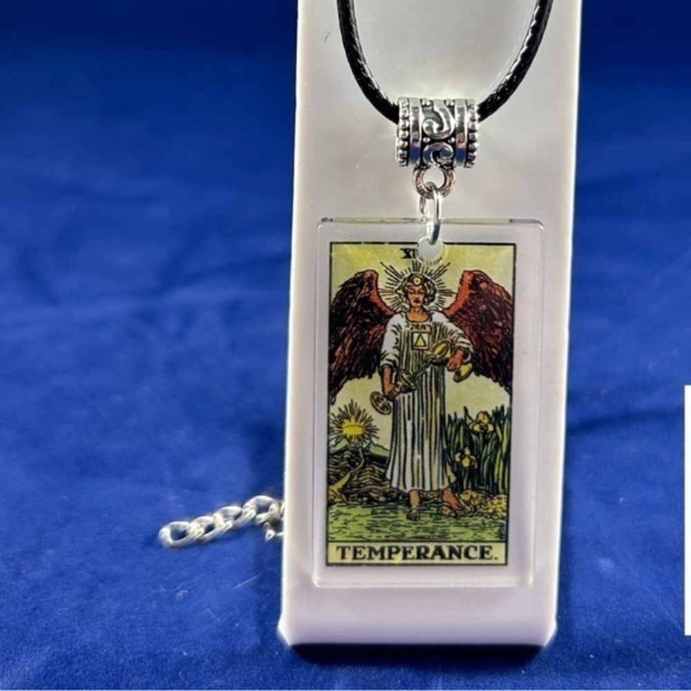 Tarot Card Temperance Necklace